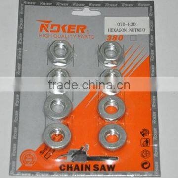 Hexagon nut M10 for 070 chainsaw