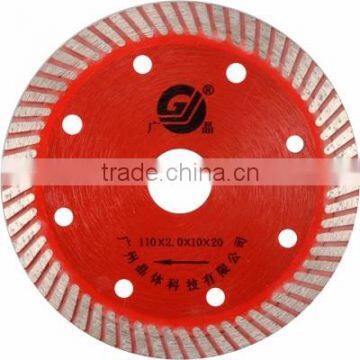 Guangjing Long Life 110mm Gold Turbo Blade Saw Blade Circular photo-4
