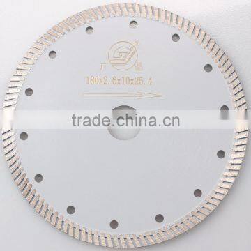 180mm Diamond Turbo Saw Blade Electroplated Marble Blade