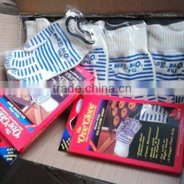Silicone Grip Ove Glove Heavy Duty Oven Glove With Fingers photo-6