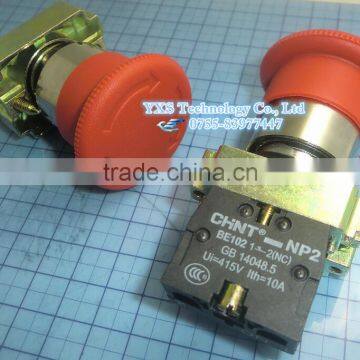 Genuine Emergency Stop Button NP2-BS542 a Pair of 22 -hole Rotary Switch Contacts Mushroom Emergency Stop photo-2