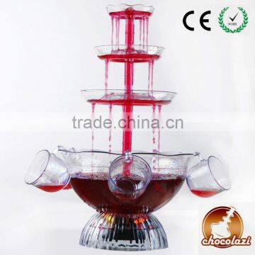 CHOCOLAZI ANT-8010 3 tiers Plastic Home Punch bowl cocktail wine fountain Plastic Wine Fountain