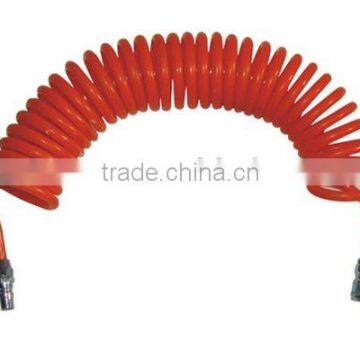 Pe Air Tube Spiral With Japanese Coupler 8mm*5mm 7.6m Used For Pneumatic Tools For Flexible Air Tube