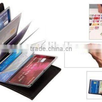 2016 Best Selling Wholesale on Slim Leather Wallet Card Holder photo-2
