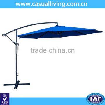 Patio Umbrella 9' Aluminum Patio Market Umbrella Tilt W/ Crank Outdoor