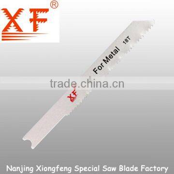 XF-U118D: HSS 18TPI For thin sheet metal cutting Jig saw blades