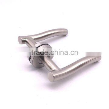 Solid Hollow Satin Stainless Steel T Handle Mortise Lever Hotel Room Door Lock Without Cylinder Lock Body photo-2