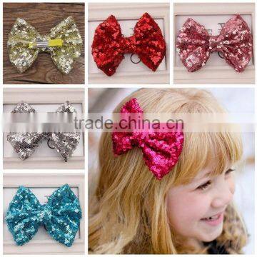 Sequin Bow Stripe Cotton Knot Headband Baby Headband Wholesale photo-2
