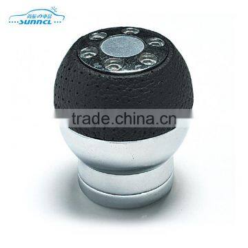 Aluminium Shift Knob With High Quality Leather photo-3