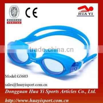Silicone One Peice Only Funny Logo Anti Fog Swimming Goggles photo-2