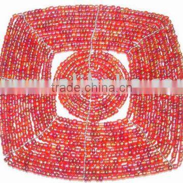 Beaded Coaster CO112