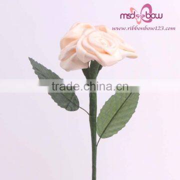 White Satin Ribbon Bridesmaid Bouquets photo-5