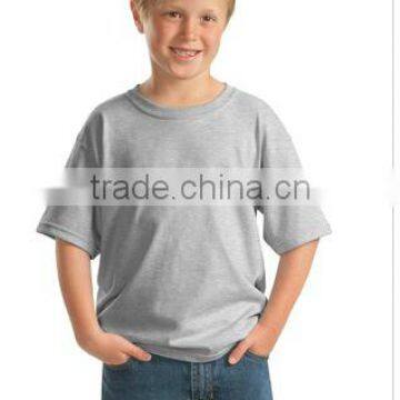 Seamless O Neck Boys Design Plain T-shirt 100% Cotton Boys T-shirt photo-3