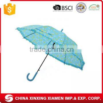 Auto Open Waterproof Straight Decorative Kid Standard Umbrella Specification