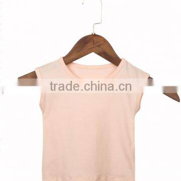 Wholesale Cheap Baby Clothing 100% Cotton Baby Girl Vest Children Summer Simple Solid Color Waistcoat photo-5