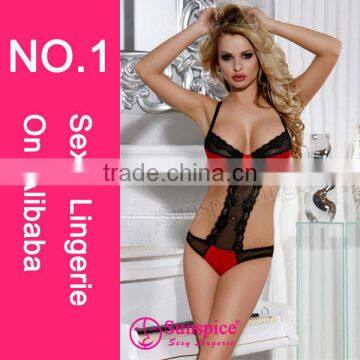 2015 High Quality Hot Sales Seduction Lingerie Lingerie Lace Women Sexy Lingerie Teddy photo-2