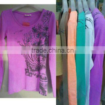 Stocked Alot Sale 5colors Women Long Sleeves T-shirts
