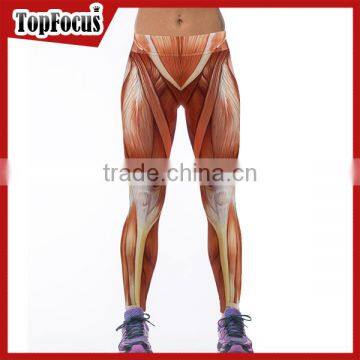 Sports Apparel With Hidden Pocket 2017 Women Yoga Leggings Wholesale Sexy Girls Sports Digital Printing Leggings photo-3