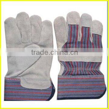 Durable Cow Split Leather Rigger Safety Work Gloves