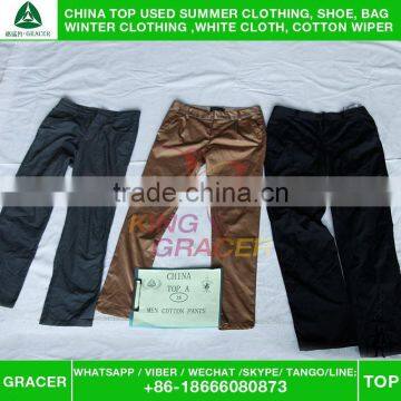 Unsorted Original Men Cotton Pants Second Hand Used Clothing photo-3