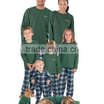 2016 Wholesale Family Flannel Design Your Own Pajamas