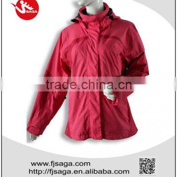 Hiking/ camping womens custom logo winter jacket
