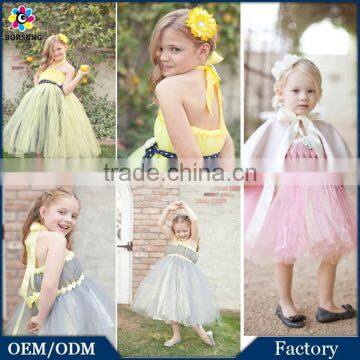 Fashion Kids Boutique Clothing Girls Tutu Dress Layered Lace Flower Girls Puffy Free Prom Party Wedding Dress