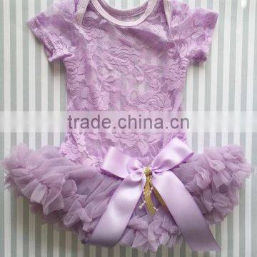 Girl 1st birthday lace baby tutu dress