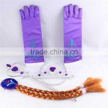 Tiaras and Crowns Set With Glove and Wig photo-3