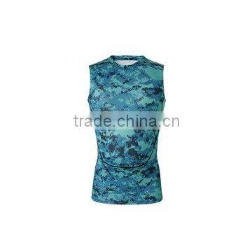 Custom make sleeveless compression top