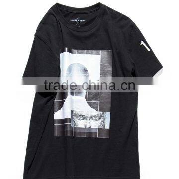 2017 Hot Sale Promotion Black Hip Hop t Shirts Printing photo-3