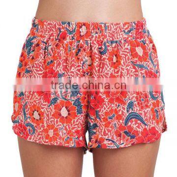 New design fitness custom printed wholesale booty shorts