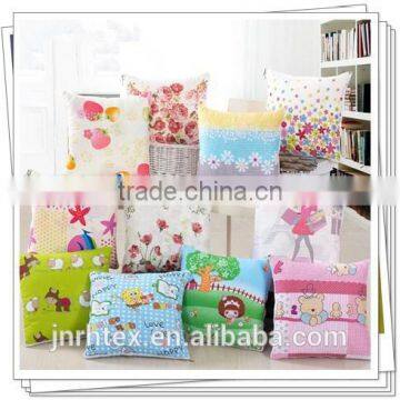 Latest design custom sofa cushion cover made in china