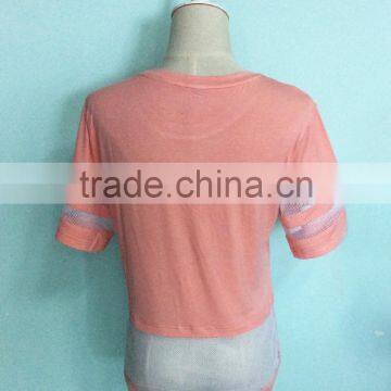 Hollow Out Girl Tshirt With Picture Pattern photo-3