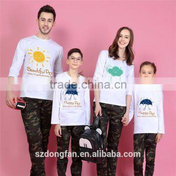 Family Matching Clothing Long Sleeve Shirt Matching Clothes Mother and Daughter Sweet Family Look Clothes photo-2