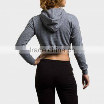 Hot Sale Hoodies Long Sleeve Crew Neck Ladies Sexy Sportswear photo-2