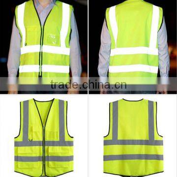 Wholesale Fluorescent hi Vis Reflective Safety Vest photo-6