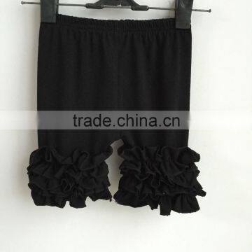 XF-031 Kids Hot sale persnickety girls remake solid color icing leggings cotton baby icing ruffle pants