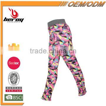 Colorful Polyester Spandex Sexy Tight Girls Wearing Yoga Pants With Custom Available photo-2