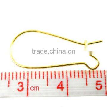 250PCs Gold Plated Ear Wires 24x11mm photo-2