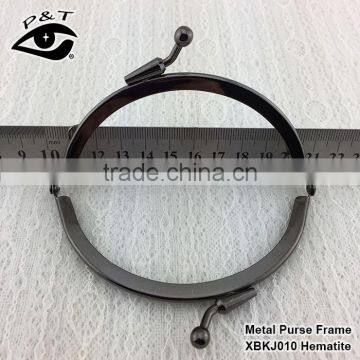 11CM Half Round Shape Bronze Color With Holes Metal Purse Frames for Handbags photo-6