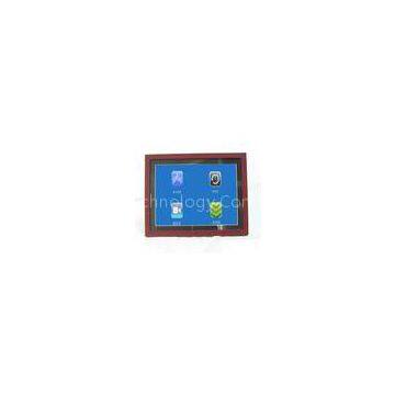 Unique 15 Inch Video High Resolution Digital Picture Frame With Wood Frame