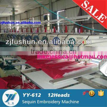 YY-612 used chenille /sequin embroidery machines