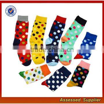 Wholesale Best Quality Custom Happy Colorful Women Dress Socks JH56