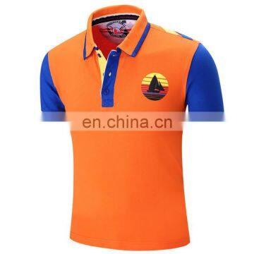 2017 OEM custom design polo t-shirt for men