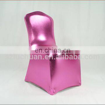 Newest Fashion Metallic Gold Spandex Chair Cover