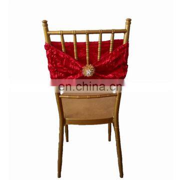 Wholesale Customized Wedding Red Cheap Chair Sashes