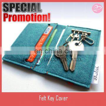 Fashion felt key waterproof bag,car key holder
