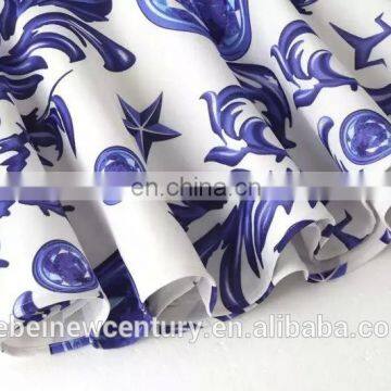 2015 Fashion Dress Autumn Coat Blue and White Porcelain Show Thin Two Pieces Dress Ladies Sportwear photo-6