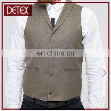 2017 Latest Design Vest Men Suit Waistcoat